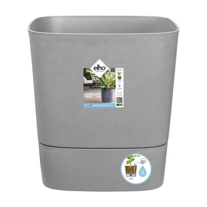 greensense aqua care quadrat 38cm light beton